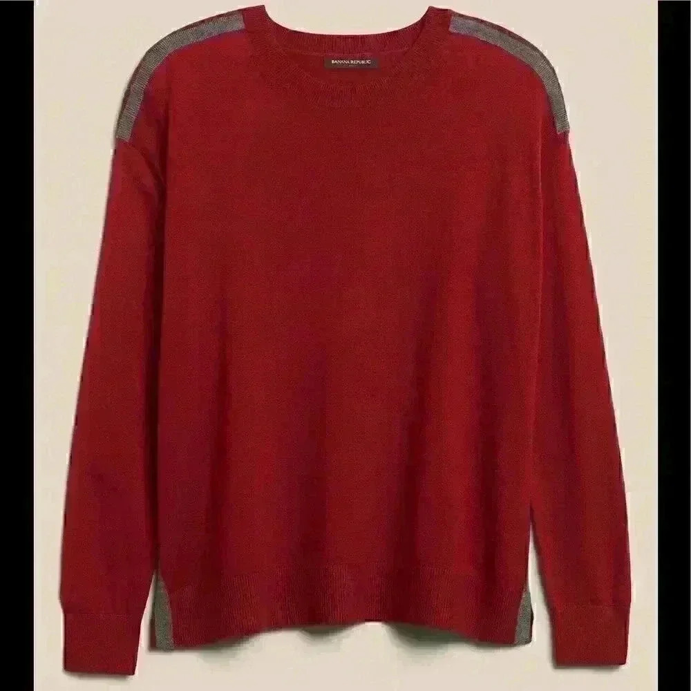 Banana Republic Oversized Racer Striped Sweater - Picture 4 of 8